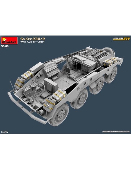 Sd.Kfz.234/2 With 'Luchs' Turret Interior Kit