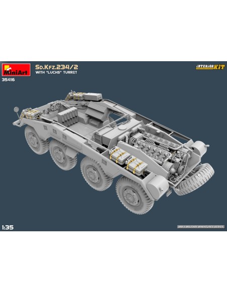 Sd.Kfz.234/2 With 'Luchs' Turret Interior Kit