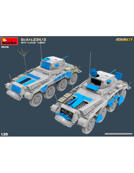 Sd.Kfz.234/2 With 'Luchs' Turret Interior Kit