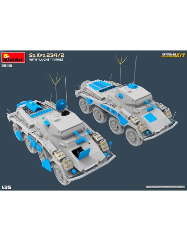 Sd.Kfz.234/2 With 'Luchs' Turret Interior Kit