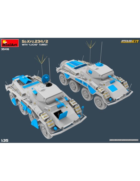 Sd.Kfz.234/2 With 'Luchs' Turret Interior Kit