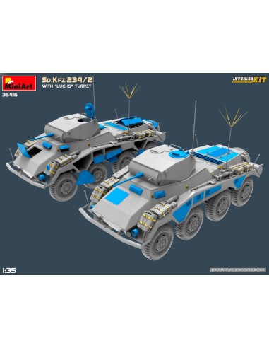 Sd.Kfz.234/2 With 'Luchs' Turret Interior Kit