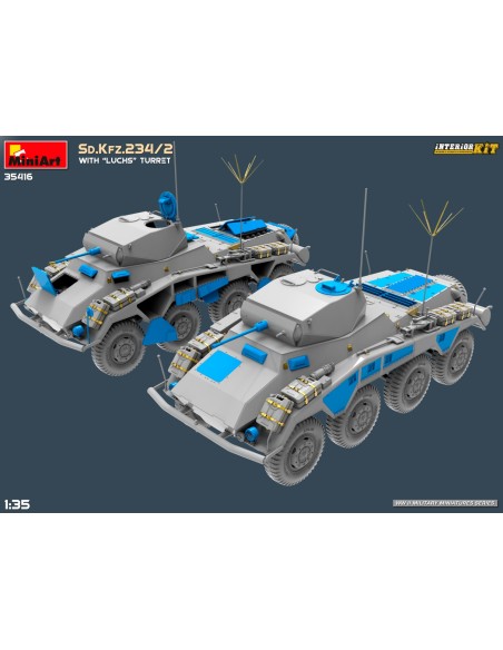 Sd.Kfz.234/2 With 'Luchs' Turret Interior Kit