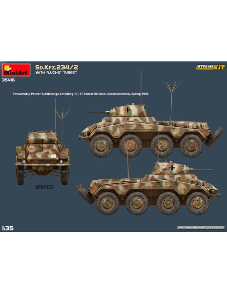 Sd.Kfz.234/2 With 'Luchs' Turret Interior Kit