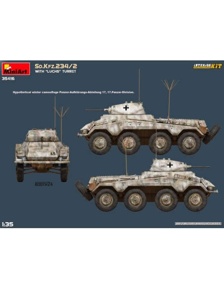 Sd.Kfz.234/2 With 'Luchs' Turret Interior Kit