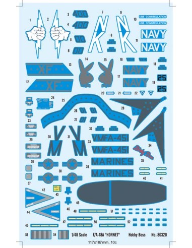 F/A 18A HORNET + EXTRAS CALCAS ESPAÑOLAS