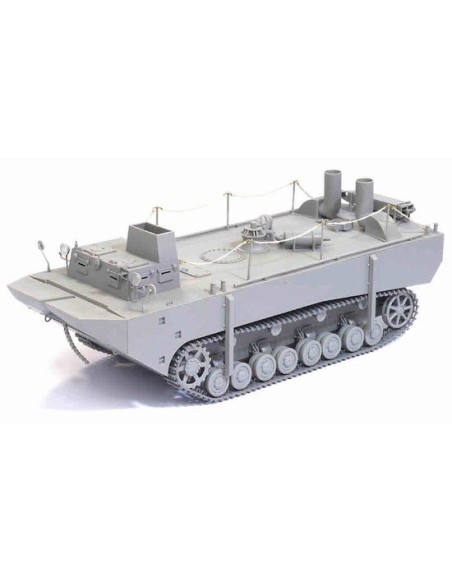 Panzerfahre Fahrendeck mit Genpanzerter Landwasserschlepper (Prototype Nr.II)