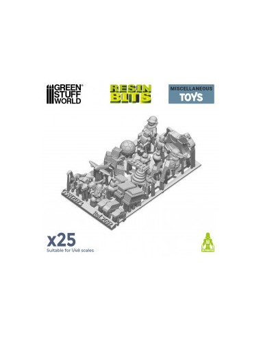 SET RESINA JUGUETES NIÑOS