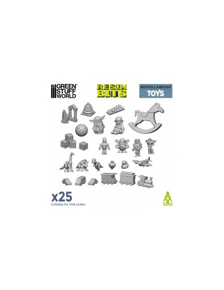 SET RESINA JUGUETES NIÑOS