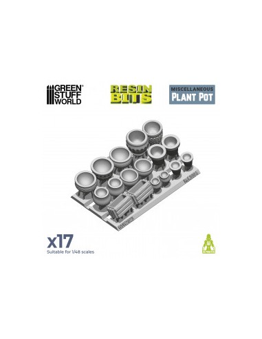 SET RESINA MACETAS