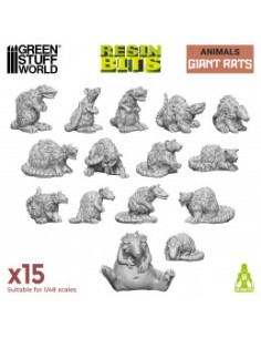 SET RESINA RATAS GIGANTES