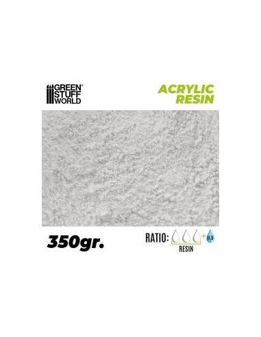 RESINA ACRÍLICA POLVO 350 gr.