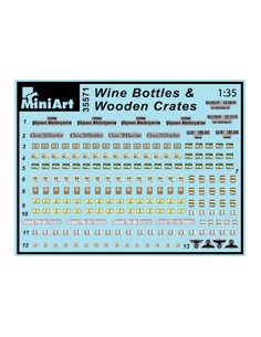 WINE BOTTLES & WOODEN CRATES 2