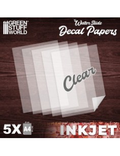 CALCAS AL AGUA - INKJET TRANSPARENTE