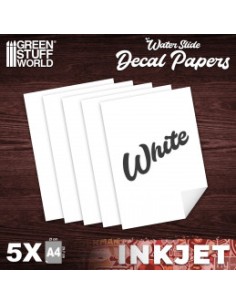 CALCAS AL AGUA - INKJET BLANCO