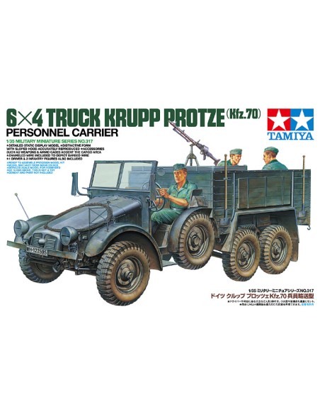 6X4 Truck Krupp Protze (Kfz.70) Personnel Carrier