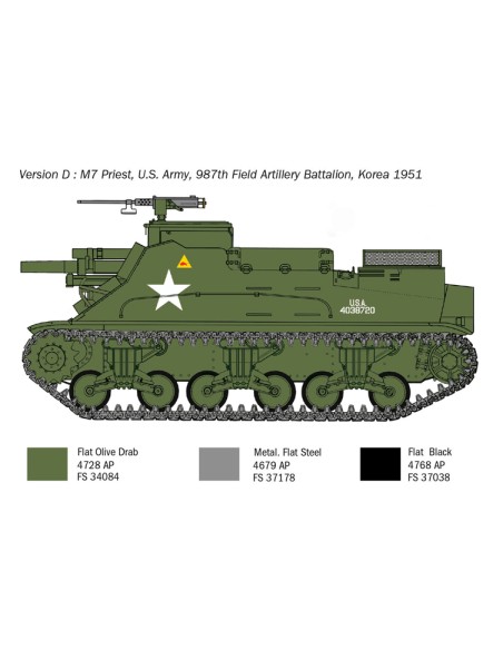 M7 Priest Howitzer Motor Carriage LEER DECRIPCION