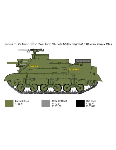 M7 Priest Howitzer Motor Carriage LEER DECRIPCION