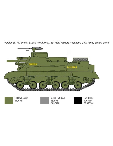 M7 Priest Howitzer Motor Carriage LEER DECRIPCION