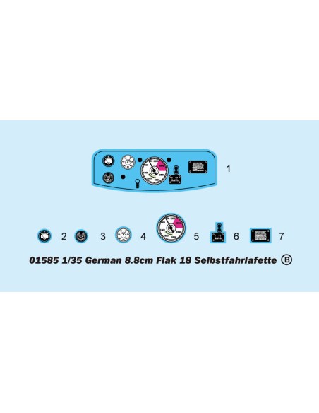 German 8.8cm Flak 18 Selbstfahrlafette  LEER DESCRIPCION