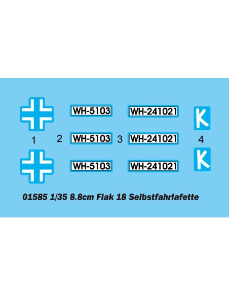German 8.8cm Flak 18 Selbstfahrlafette  LEER DESCRIPCION