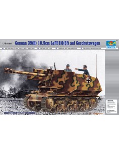 German 39(H) 10.5cm LeFH18(Sf) auf Geschutzwagen  LEER...