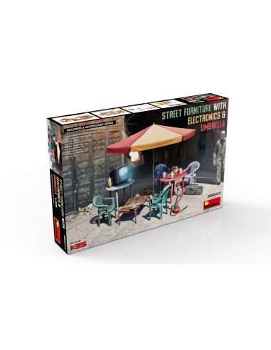 Street Furniture w/Electronics & Umbrella