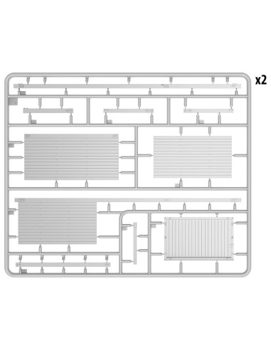 Railway Gondola 16,5-18t with Figures & Barrels