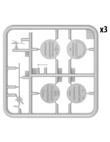 Railway Gondola 16,5-18t with Figures & Barrels