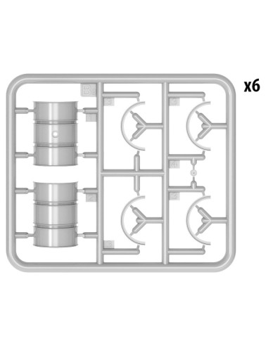 Railway Gondola 16,5-18t with Figures & Barrels