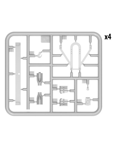 Railway Gondola 16,5-18t with Figures & Barrels