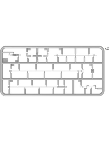 RAILROAD POWER POLES & LAMPS 1/35