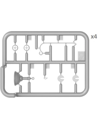 RAILROAD POWER POLES & LAMPS 1/35
