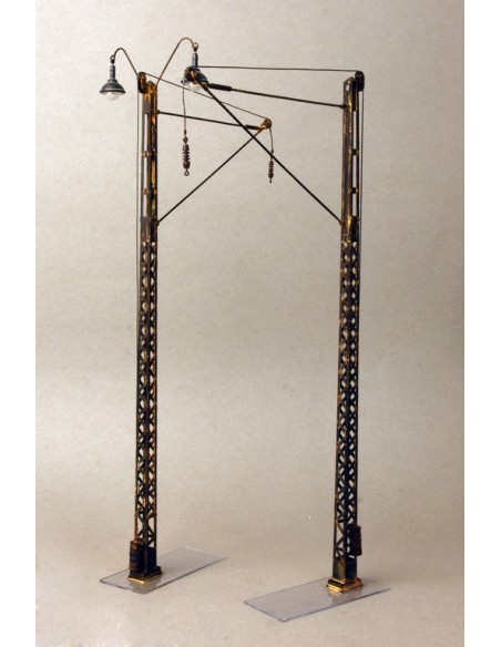 RAILROAD POWER POLES & LAMPS 1/35