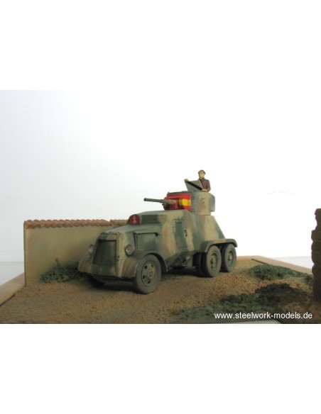 PANZERWAGEN CHEVROLET 1937 SPANISH REPUBLICAN ARMY  1/72