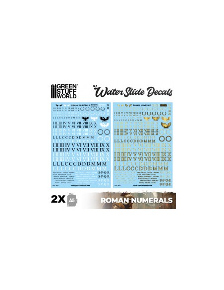 CALCAS NÚMEROS ROMANOS