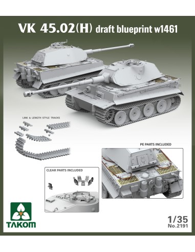 VK 45.02(H) draft blueprint w 1461