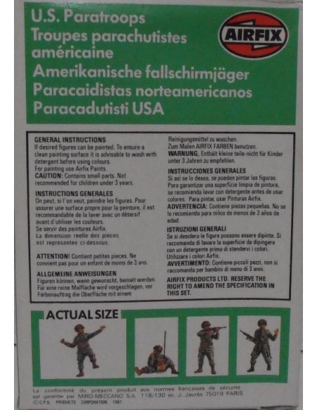 WWII US Paratroops 1:72