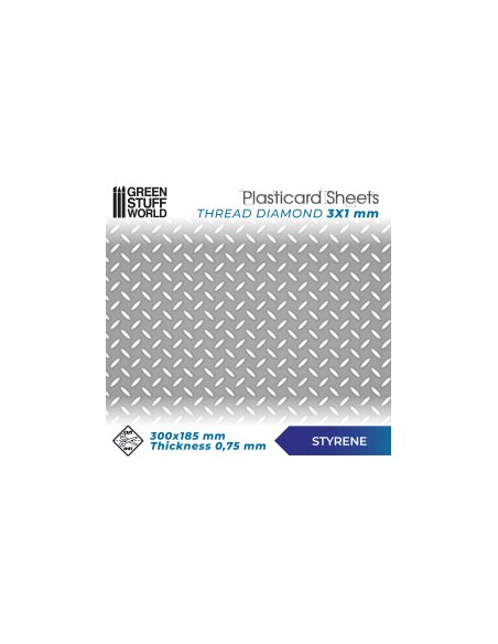 PLANCHA PLASTICARD DIAMANTE - TAMAÑO A4