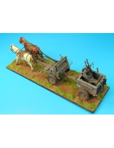 If. 5 horse drawn wagon (Type 36) w/ Zwillingslafette 36 2