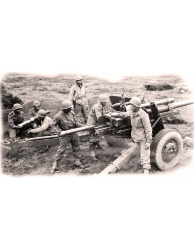 US 3 inch AT Gun M5 on carriage M6 (later version)