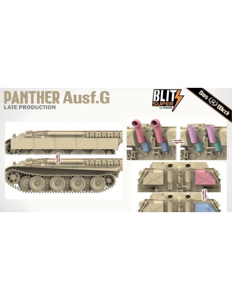 Panther Ausf. G (Late Production) Panzerkampfwagen V Sd.Kfz.171 | Super Blitz