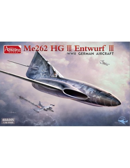 Messerschmitt Me262 HGIII Entwurf III Aircraft Model Kit