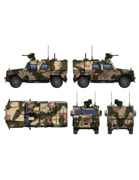 GFF Eagle IV EKT / FüPers 2013 2 In 1 bundeswehr wheeled armoured vehicle