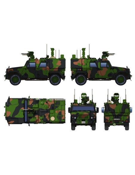 GFF Eagle IV EKT / FüPers 2013 2 In 1 bundeswehr wheeled armoured vehicle