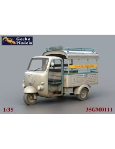 60'-70's Vietnam Saigon Shuttle Tricar With The Driver... 2