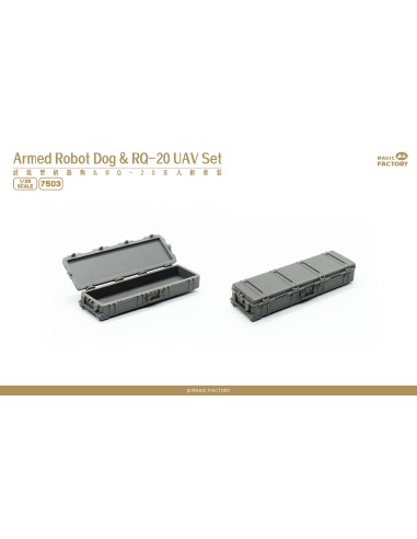 Armed Robot Dog & RQ-20 UAV Set