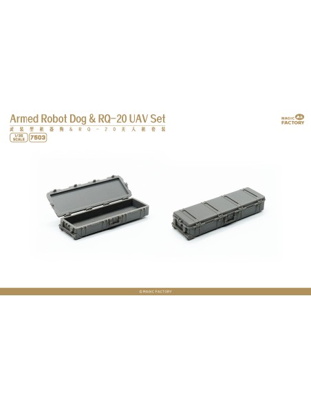 Armed Robot Dog & RQ-20 UAV Set