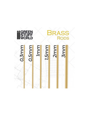 BARRAS DE LATÓN 0,5 mm