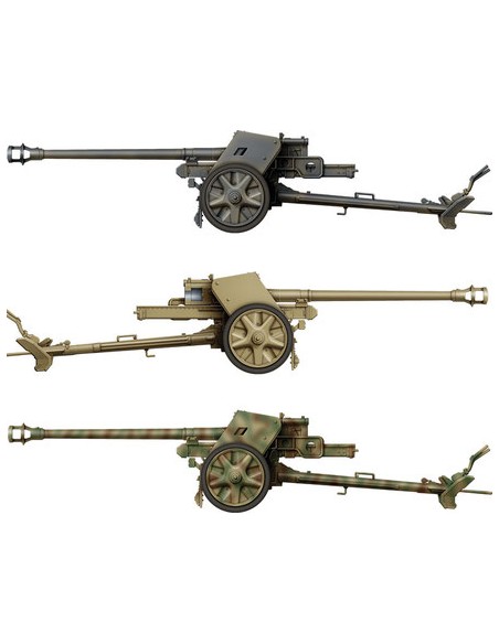 German 7,5cm Pak40 w/4 figures